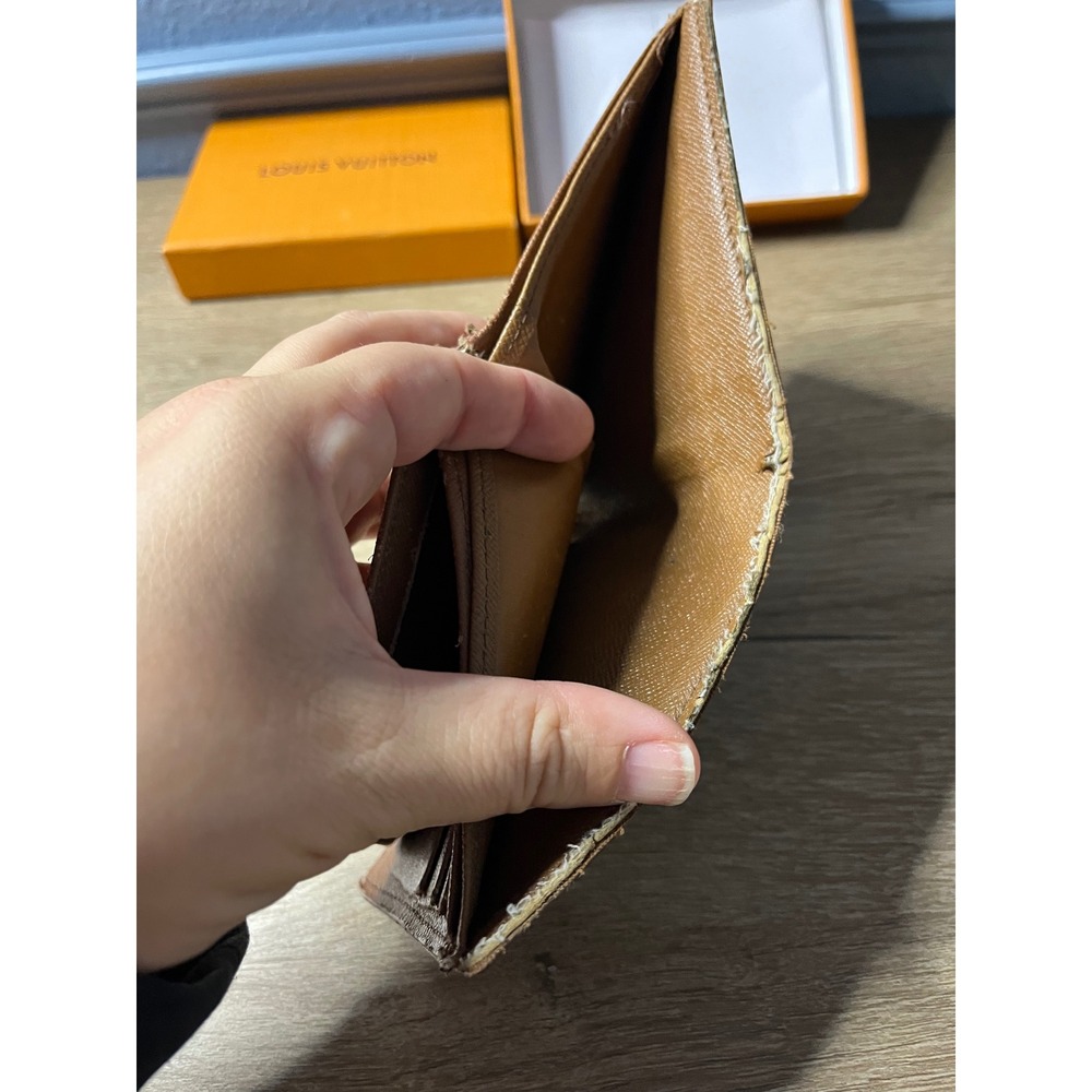 Louis Vuitton Monogram Bifold Wallet Money Clip Made in France - Picture 11 of 13